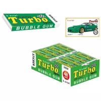 Жевательная резинка TURBO со вкусом яблока с наклейкой 14 г