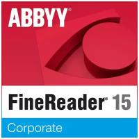 ABBYY FineReader 15 Corporate 1 year (Per Seat) Academic AF15-3P4W01-102/AD