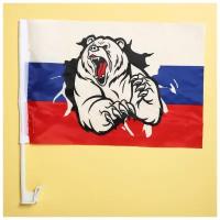 Набор флагов на кронштейне «Медведь», 2 шт, 40х24, 2 шт