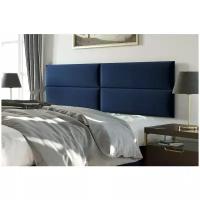 Мягкое изголовье velour Blue 30 x 100