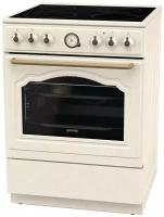 Плита Электрическая Gorenje GECS6B70CLI бежевый стеклокерамика (без крышки)