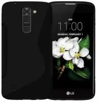 Нескользящий чехол для LG K7 (черный)