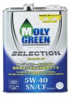 Масло моторное MOLYGREEN SELECTION SN/CF 5W40 4л. Синтетика