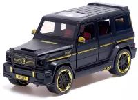 Легковой автомобиль Mercedes-Benz G-class Gelandewagen M929Y 1:24, 20 см, черный/золотой