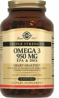 Solgar Omega-3, Омега-3, 950mg EPA & DHA - 50 капсул