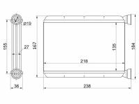 Радиатор Отопителя Салона Toyota Town Ace Noah Sr40/Sr50 96-01 Sat арт. ST-TY78-395-0