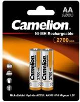 Аккумулятор Camelion HR6 AA BL2 NI-MH 2700mAh - 2 шт