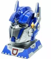 Головоломка Кубик Трансформер 2x2 QiYi MoFangGe Optimus Prime 2х2 / Синий пластик / Развивающая игра