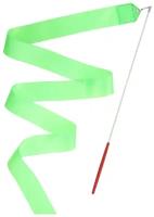 Лента Grace Dance, гимнастическая, с палочкой, длина ленты 4 м, длина палочки 50 см, цвет зеленый