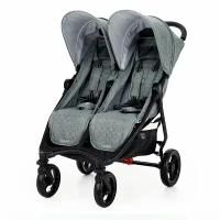 Прогулочная коляска для двойни Valco Baby Slim Twin, цвет Grey Marle