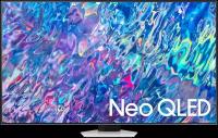 65" Телевизор Samsung QE65QN85BAU 2022 Neo QLED, HDR, Quantum Dot, QLED RU, bright silver