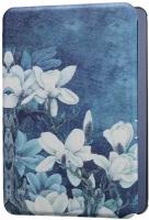 Чехол-книжка для Amazon All-New Kindle 11 (6", 2022 г.) Blue flower