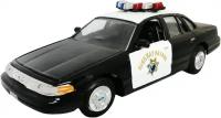 Коллекционная металлическая модель Ford Crown Victoria Police Highway Patrol 1:24 MotorMax 76400