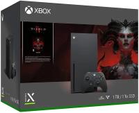 Игровая приставка Microsoft Xbox Series X 1000 ГБ SSD, черный + Diablo IV