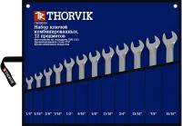 Набор ключей комбинированных дюймовых 1/4"--15/16", CWIS0012 Thorvik, 52916