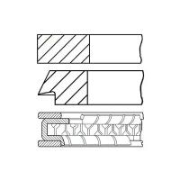 Кольца Поршн Компл Opel Vectra Astra Zafira Meriva Z16xe Goetze арт. 08-125600-00