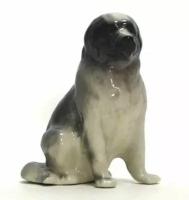 Ландсир ( ньюфаундленд) Фарфоровая статуэтка собаки