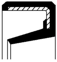 Сальник ступицы 86x105x5 6 MB CORTECO 12016794B 1шт