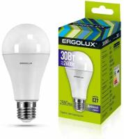 Лампа Ergolux LED-A70-30W-E27-6K (Эл. лампа светодиодная ЛОН 30Вт E27 6500K 180-240В)