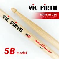 Барабанные палочки Vic Firth American Classic Drumsticks - 5B - Wood Tip