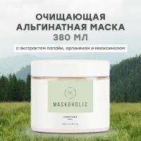 MASKOHOLIC / Альгинатная маска для лица очищающая с экстрактом папайи, аргинином и миоксинолом, 380мл