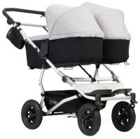 Коляска 2 в 1 для двойни Mountain Buggy Duet Silver