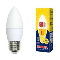 Лампы светодиодные прочие Volpe LED-C37-7W/WW/E27/FR/NR картон