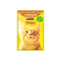 Friskies Паучи Кусочки в подливе с курицей для кошек (12459400), 0,050 кг (10 шт)