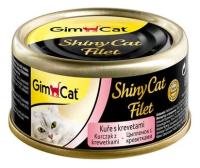 Gimcat Консервы для кошек из цыпленка с креветками 414942, 0,07 кг (18 шт)