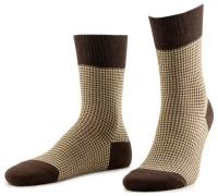 Носки мужские "Уэльс" Sergio di Calze 17SC5 из бамбука, Коричневый, 27 (размер обуви 41-43)