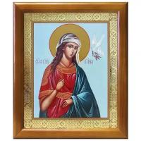 Великомученица Ирина Македонская, икона в рамке 17,5*20,5 см