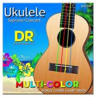 DR Strings UMSC Multi Color ukulele 24 30 36 26 струны для укулеле