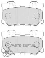 FERODO FDB4312 FDB4312_=1365 01 [D4060JL00A]! колодки дисковые з. Infiniti FX35 03>/FX50/G37 08>, Nissan 370Z 09>