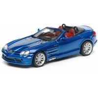 Bburago Коллекционная машинка 1:32 PLUS "Mercedes SLR McLaren Roadster" синий