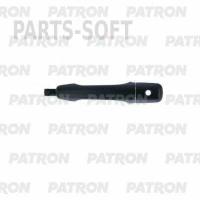 PATRON P20-0301L Ручка наружная двери передн лев Volvo S40 04-11, S80 07-15, V50 05-11, V70 08-15, XC70 08-15, C30 08-2013, C70 2006-2013 (черн)