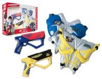 Набор с жилетами и пистолетами с инфракрасным лучом Transformers, со светом и звуком, на батарейках, в коробке 54x34x9см, IMC Toys