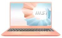 Ноутбук MSI Modern 14 B11SB-412RU 14.0" FHD IPS/Core i5-1135G7/16GB/512GB/NVIDIA GeForce MX450 2GB/Win 10/NoODD/персиковый (9S7-14D215-412)