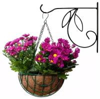 Кованый кронштейн Flowerstand, металл, артикул 52-040