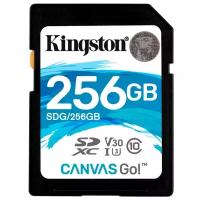 Карта памяти SDXC Kingston Canvas Go 256 GB Class 10