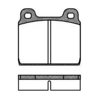 REMSA 000220 (171698151A / 251698151 / 251698151A) колодки тормозные дисковые