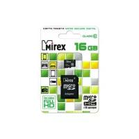 Mirex Флеш карта microSD 16GB Mirex microSDHC Class 10 (SD адаптер)