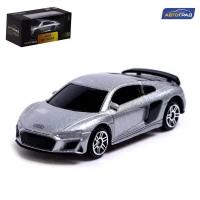 Машина металлическая AUDI R8 COUPE, 1:64, цвет серебро 7152983