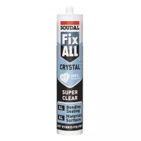 Клей-герметик Soudal Fix All Crystal прозрачный (бесцветный) 290 мл