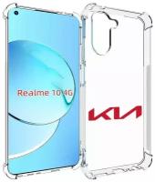 Чехол MyPads Kia-киа-3 для Realme 10 Pro задняя-панель-накладка-бампер