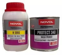 Грунт автомобильный Novol Protect 340 (1:1) реактивный, красный, 0,2+0,2 л
