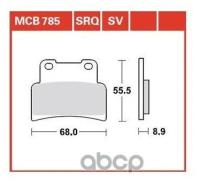 Торм. Колодки Дисковые Moto TRW арт. MCB785