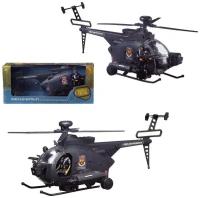 Вертолет Abtoys Боевая Сила военный (серый), эл/мех, световые и звуковые эффекты, в коробке