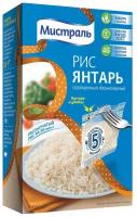 Рис мистраль Янтарь 5х80 г, 1 упаковка