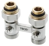 Узел нижнего подключения тесеflex 3/4"Ek x 1/2"AG запорный, проходной, для радиаторов 8740437