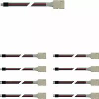 Коннектор JazzWay PLSC-10x4/15/4pin для светодиодных лент STN-5050, MVS-5050 RGB (комплект из 8 шт)